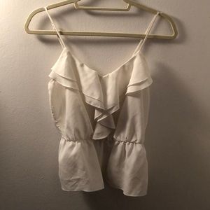 Ruffle tank